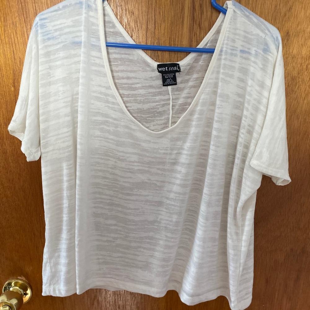 White Crop Top